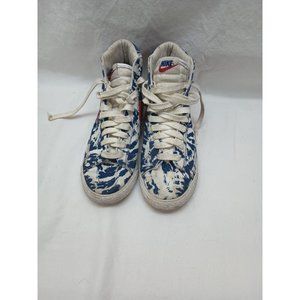 Nike Blazer Mid SE Tie Dye Kids Shoes Sz 5.5y Red/Blue Void/White (CZ7882 600)